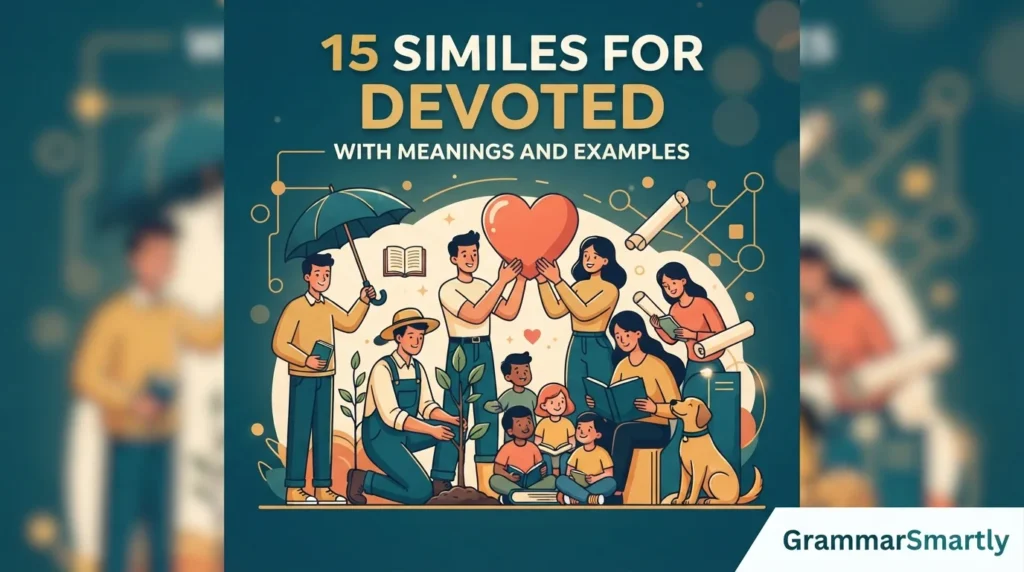 15 Similes for Devoted With Meanings and Examples