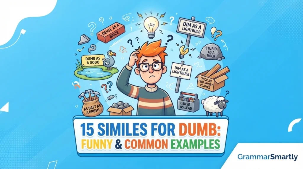 15 Similes for Dumb: Funny & Common Examples