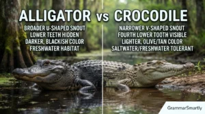 Alligator vs Crocodile: Meaning & Key Differences
