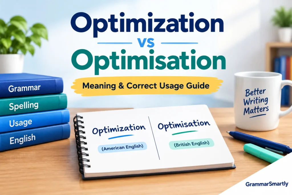 Optimization vs Optimisation: Meaning & Correct Usage Guide
