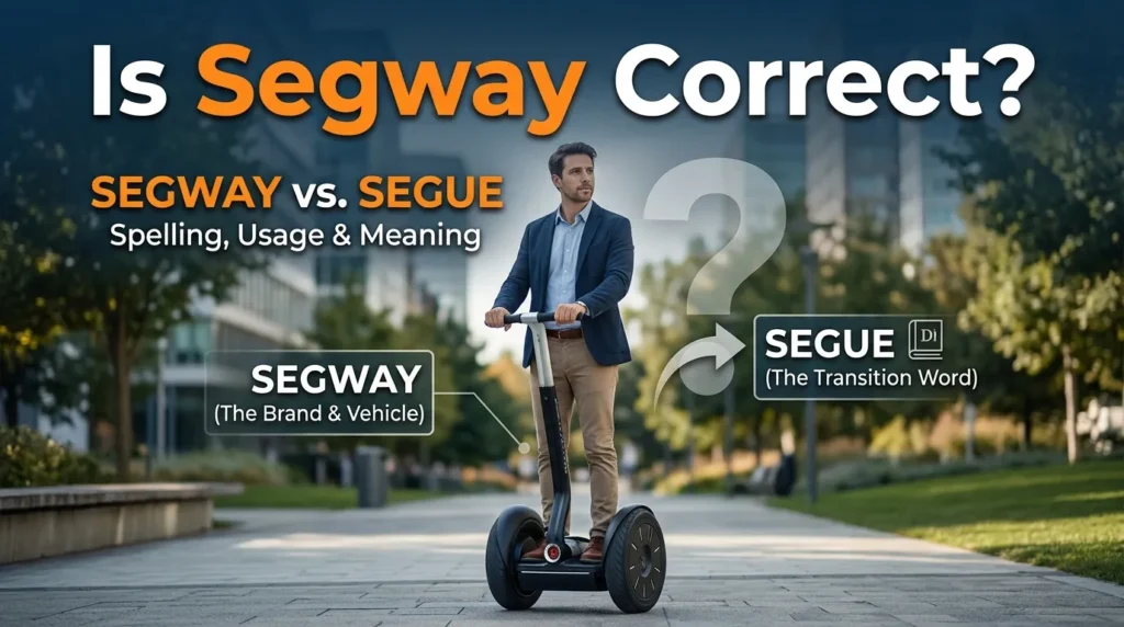 Is Segway Correct