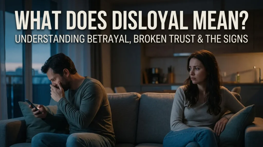 What Does Disloyal Mean