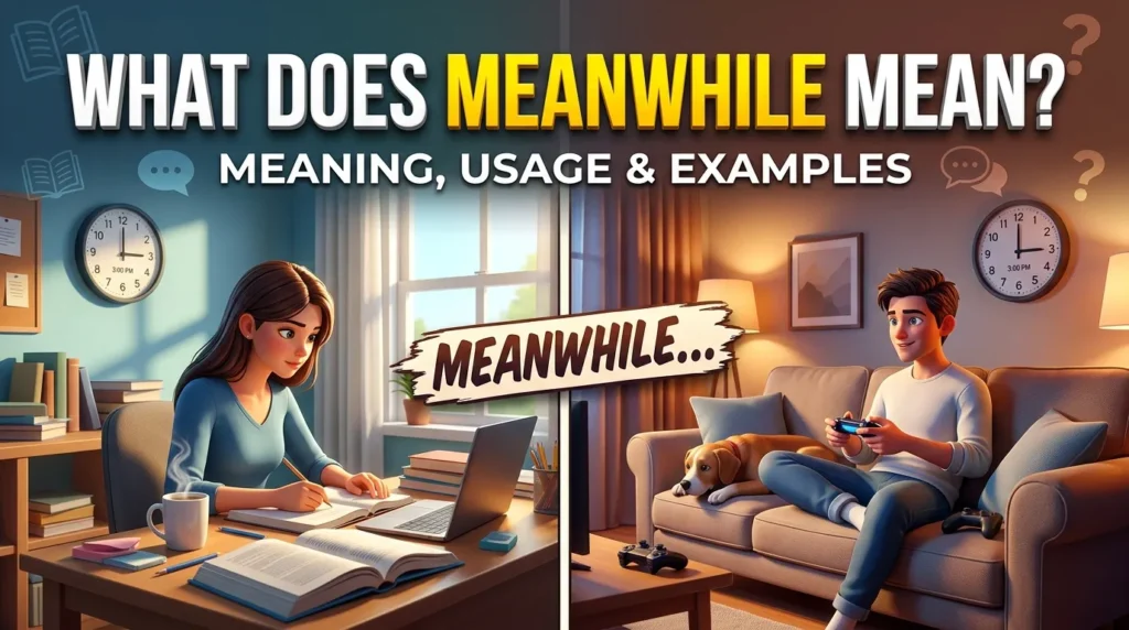 What Does Meanwhile Mean